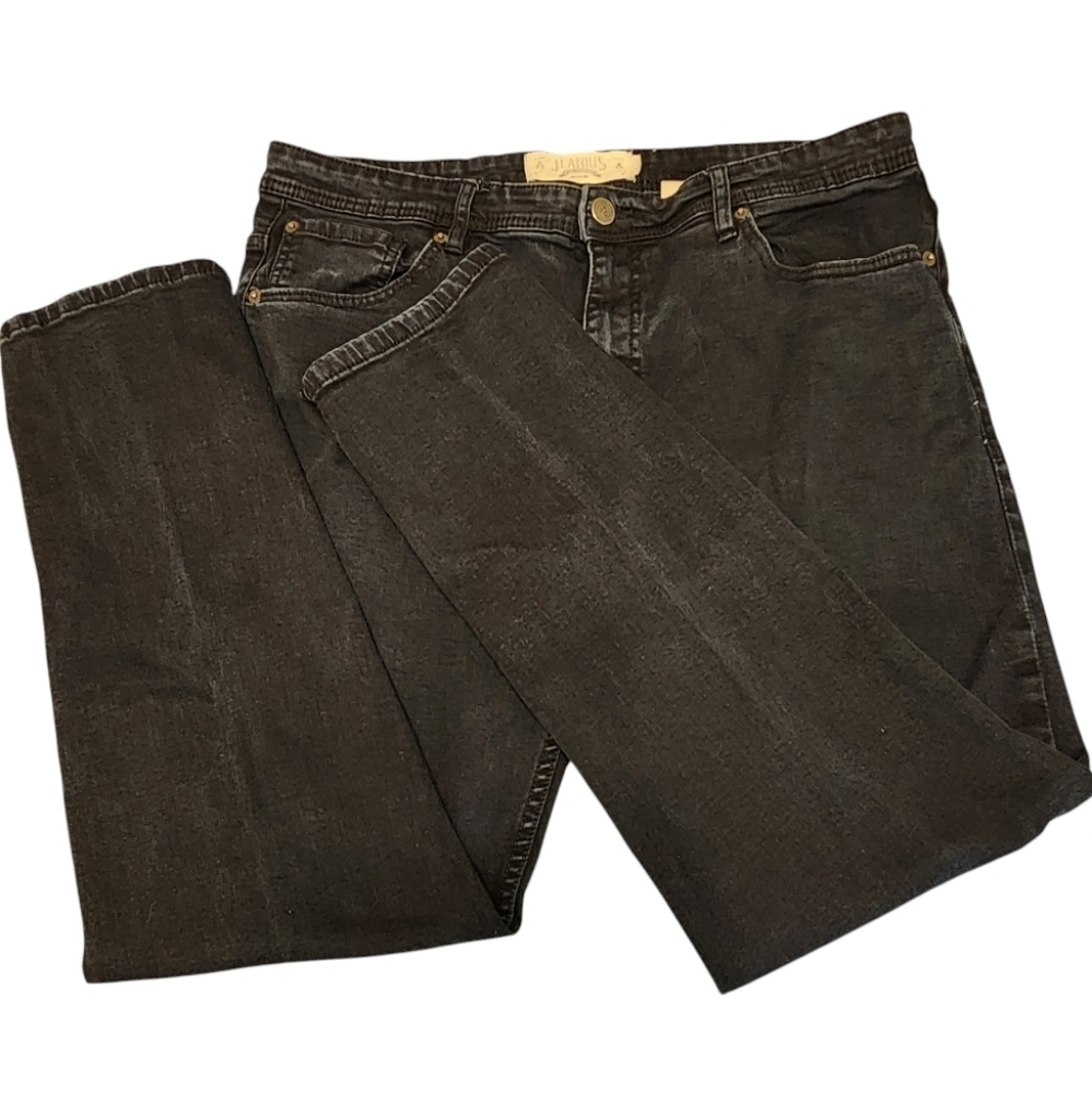 Men's Akademiks Straight Leg Dark Denim Jeans 36x30